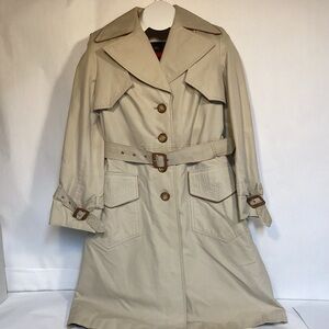 INDUYCO made in Spain Vintage women’s Trench Coat size 10